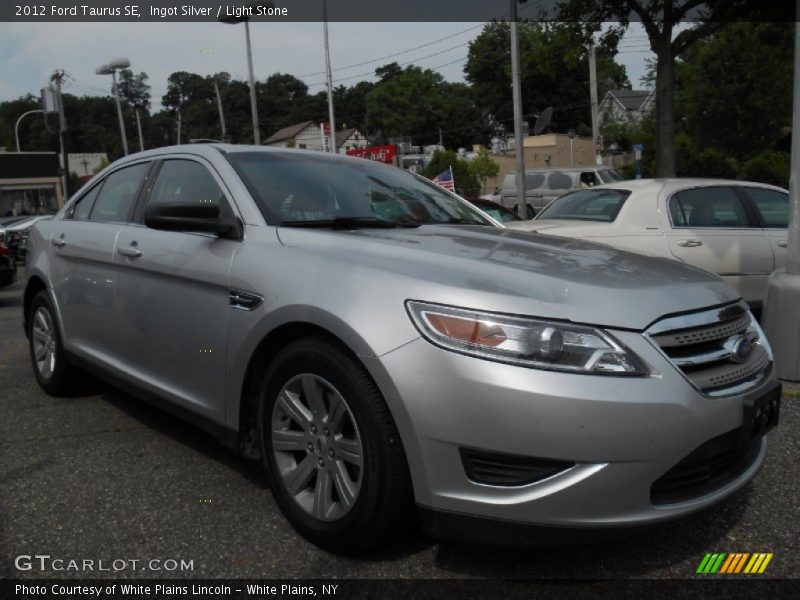 Ingot Silver / Light Stone 2012 Ford Taurus SE