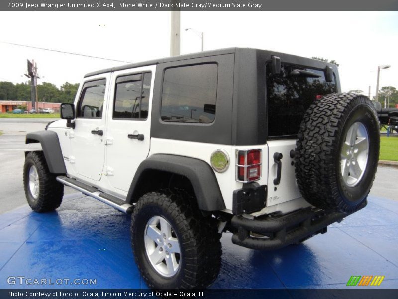 Stone White / Dark Slate Gray/Medium Slate Gray 2009 Jeep Wrangler Unlimited X 4x4