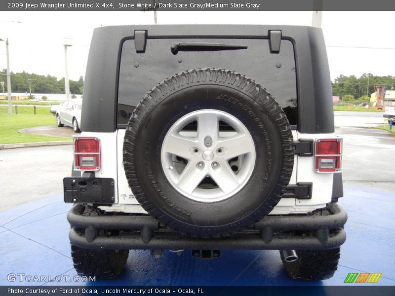 Stone White / Dark Slate Gray/Medium Slate Gray 2009 Jeep Wrangler Unlimited X 4x4