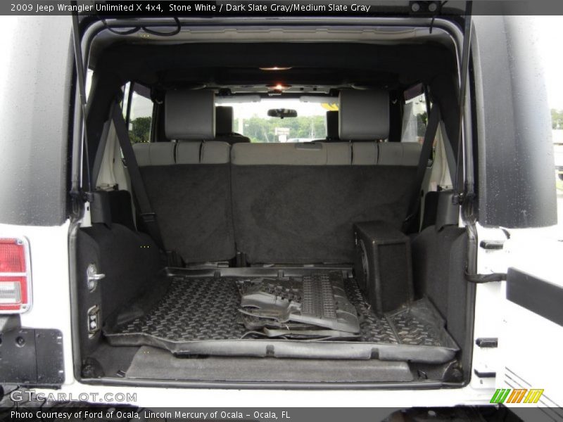 Stone White / Dark Slate Gray/Medium Slate Gray 2009 Jeep Wrangler Unlimited X 4x4