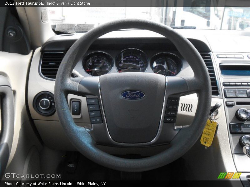 Ingot Silver / Light Stone 2012 Ford Taurus SE