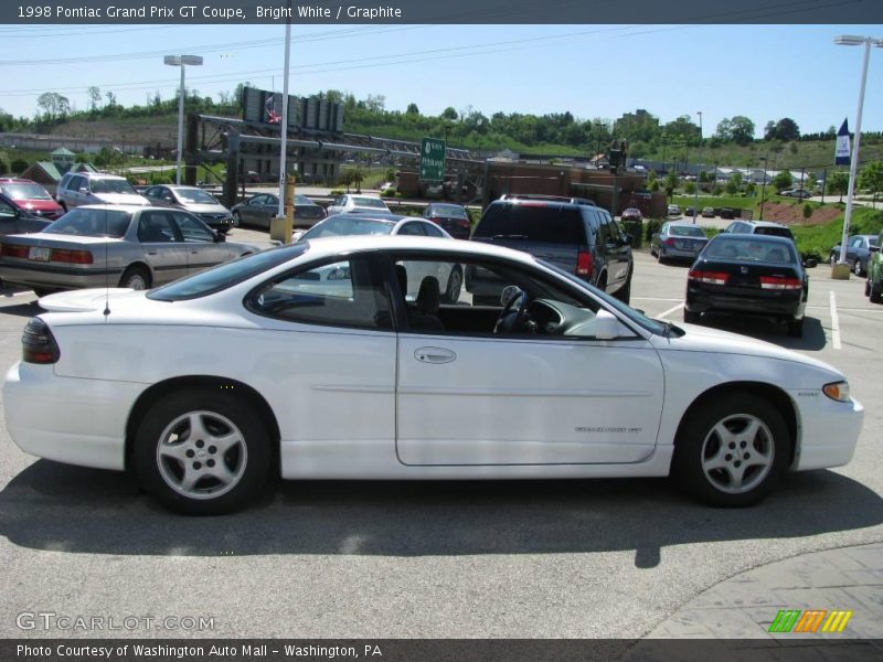 Bright White / Graphite 1998 Pontiac Grand Prix GT Coupe