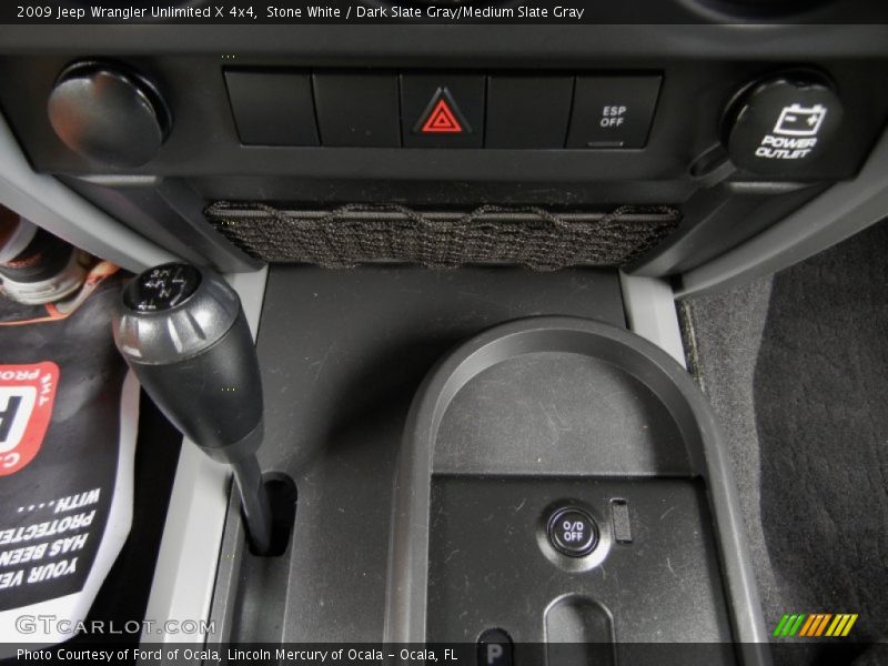 Stone White / Dark Slate Gray/Medium Slate Gray 2009 Jeep Wrangler Unlimited X 4x4