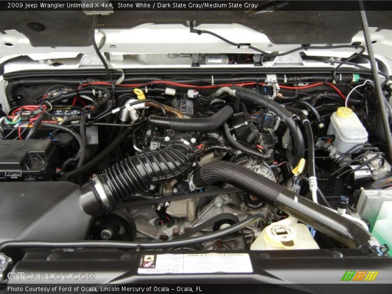 Stone White / Dark Slate Gray/Medium Slate Gray 2009 Jeep Wrangler Unlimited X 4x4