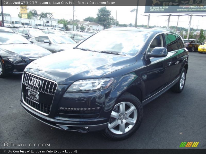 Lava Gray Pearl Effect / Cardamom Beige 2011 Audi Q7 3.0 TFSI quattro