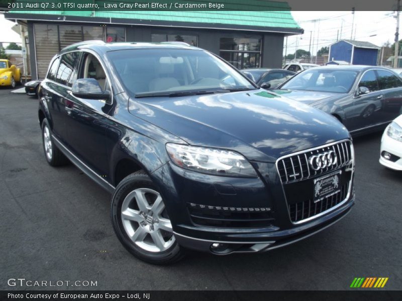 Lava Gray Pearl Effect / Cardamom Beige 2011 Audi Q7 3.0 TFSI quattro