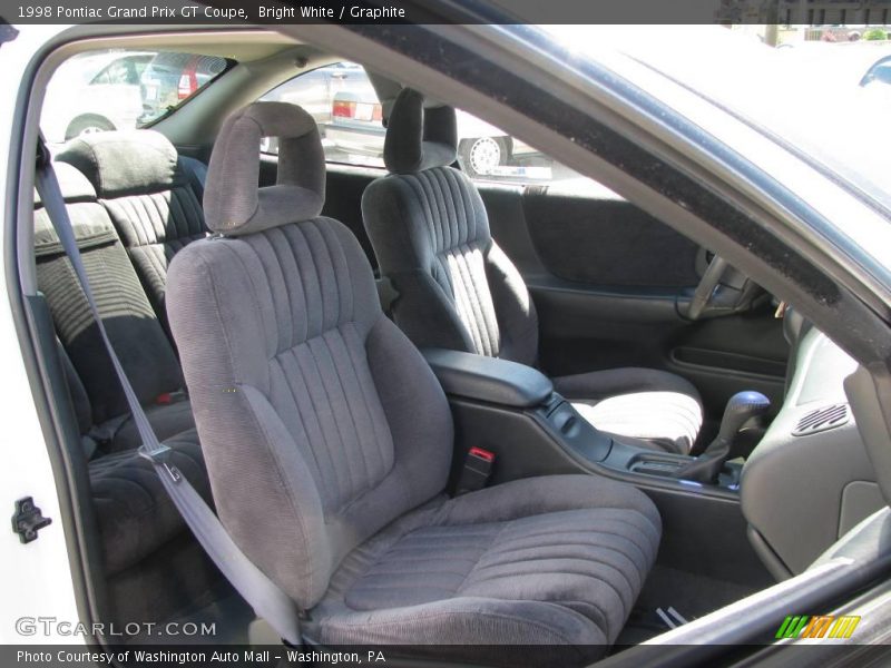 Bright White / Graphite 1998 Pontiac Grand Prix GT Coupe