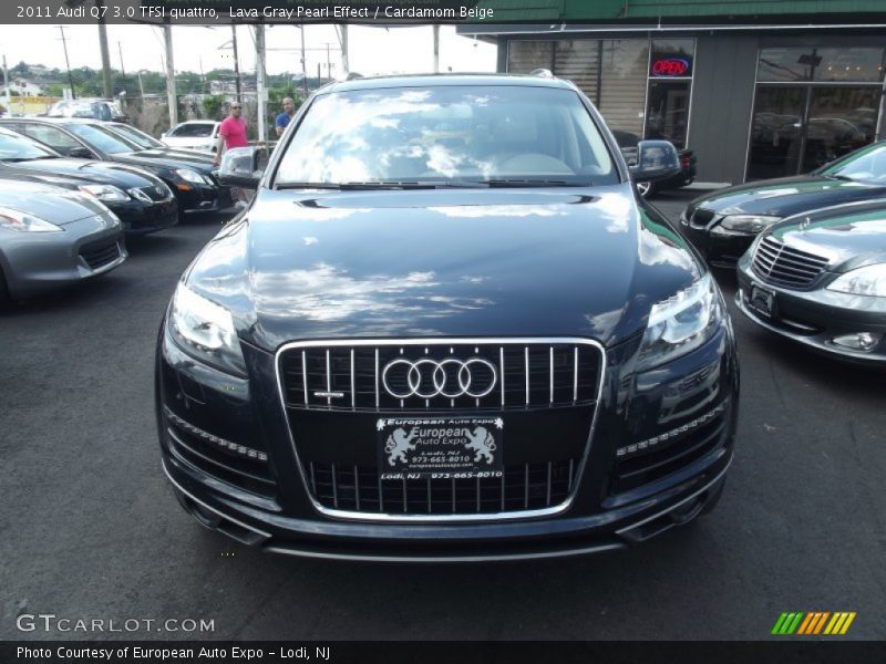Lava Gray Pearl Effect / Cardamom Beige 2011 Audi Q7 3.0 TFSI quattro