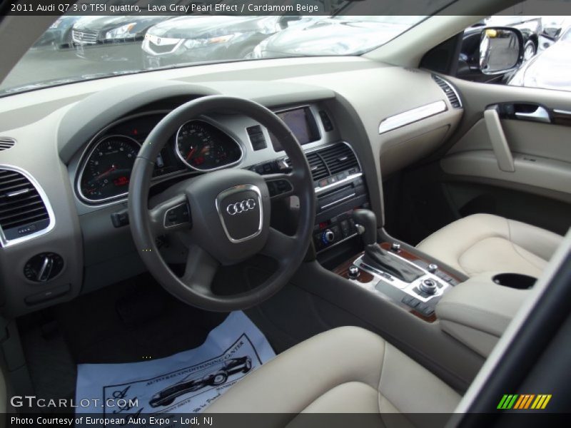 Lava Gray Pearl Effect / Cardamom Beige 2011 Audi Q7 3.0 TFSI quattro