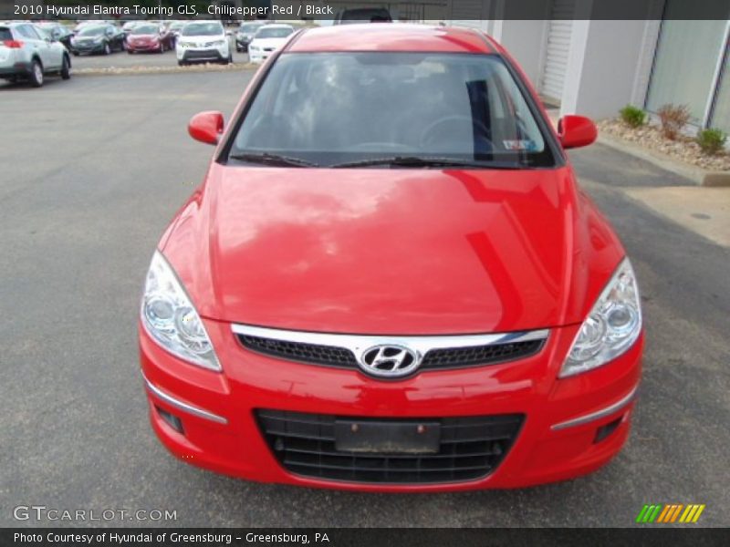 Chilipepper Red / Black 2010 Hyundai Elantra Touring GLS