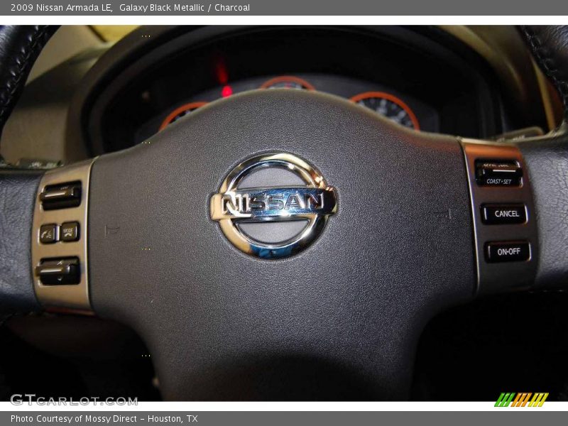 Galaxy Black Metallic / Charcoal 2009 Nissan Armada LE