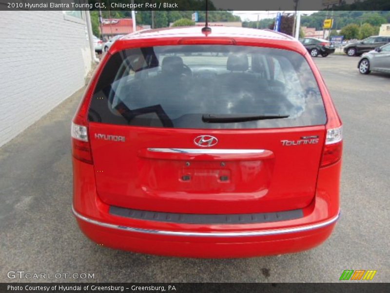 Chilipepper Red / Black 2010 Hyundai Elantra Touring GLS