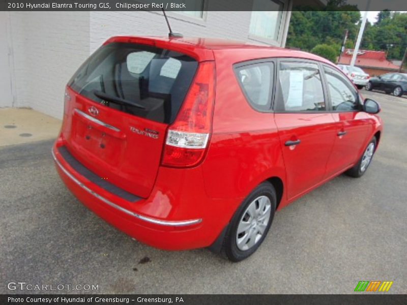 Chilipepper Red / Black 2010 Hyundai Elantra Touring GLS