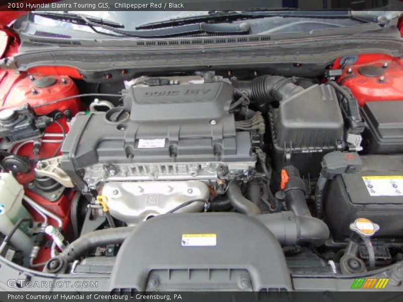 Chilipepper Red / Black 2010 Hyundai Elantra Touring GLS