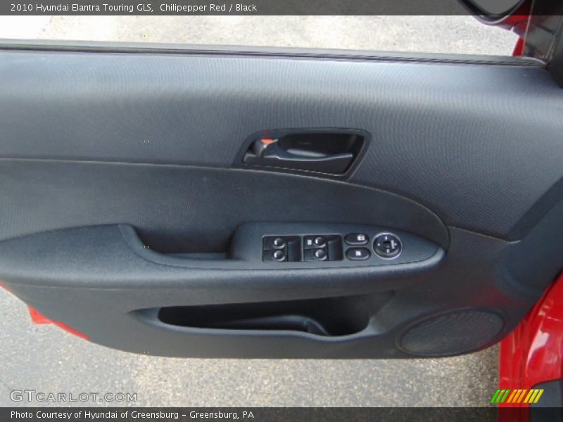 Chilipepper Red / Black 2010 Hyundai Elantra Touring GLS