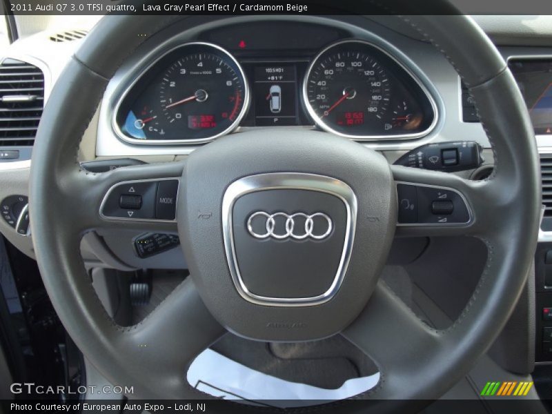 Lava Gray Pearl Effect / Cardamom Beige 2011 Audi Q7 3.0 TFSI quattro