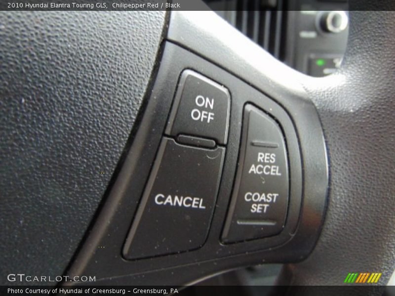 Chilipepper Red / Black 2010 Hyundai Elantra Touring GLS