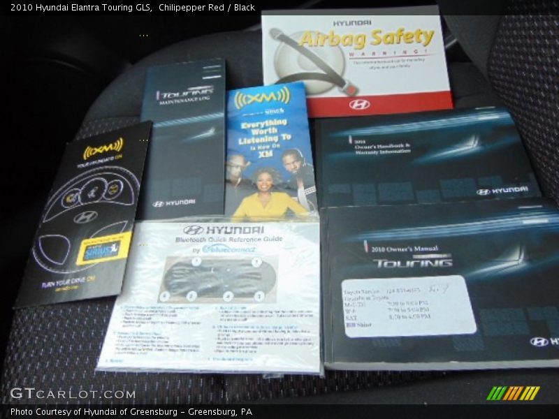 Chilipepper Red / Black 2010 Hyundai Elantra Touring GLS