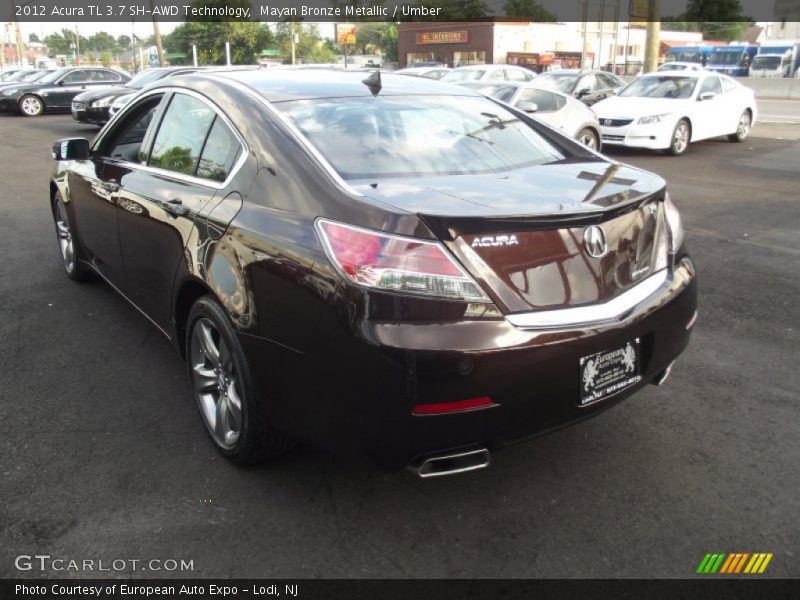 Mayan Bronze Metallic / Umber 2012 Acura TL 3.7 SH-AWD Technology