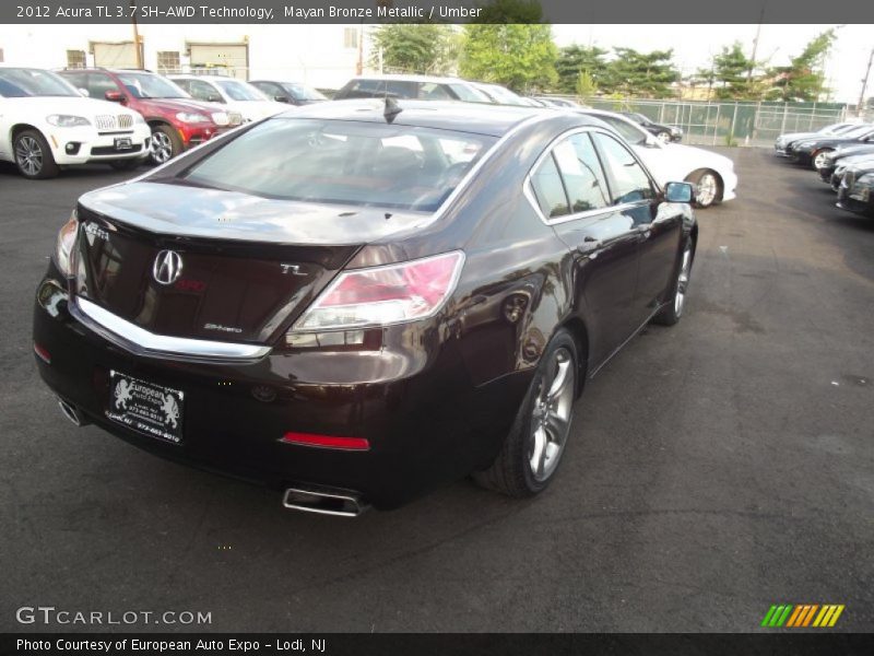 Mayan Bronze Metallic / Umber 2012 Acura TL 3.7 SH-AWD Technology