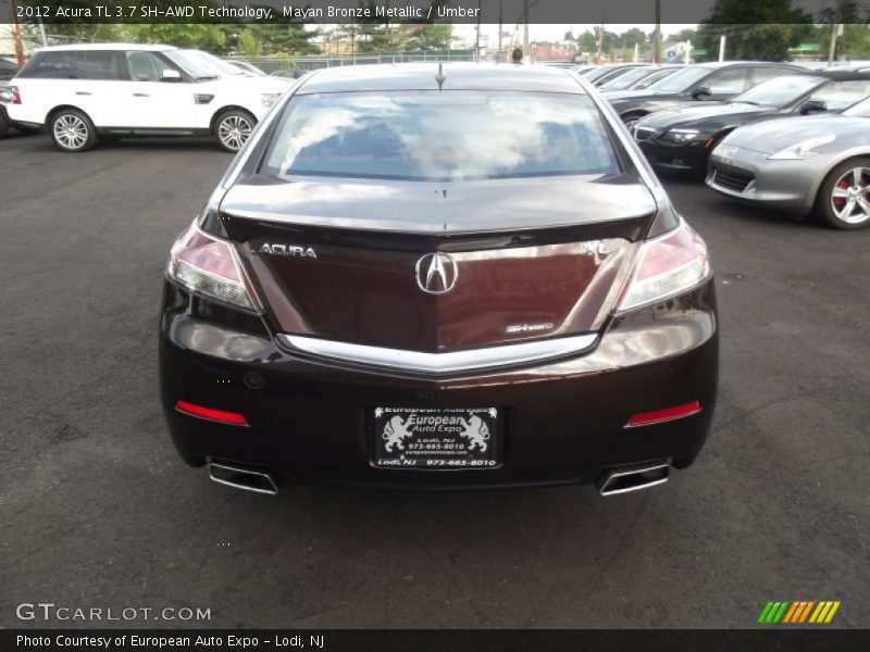Mayan Bronze Metallic / Umber 2012 Acura TL 3.7 SH-AWD Technology