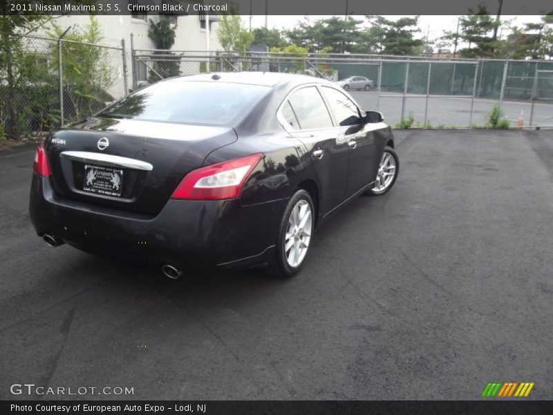 Crimson Black / Charcoal 2011 Nissan Maxima 3.5 S