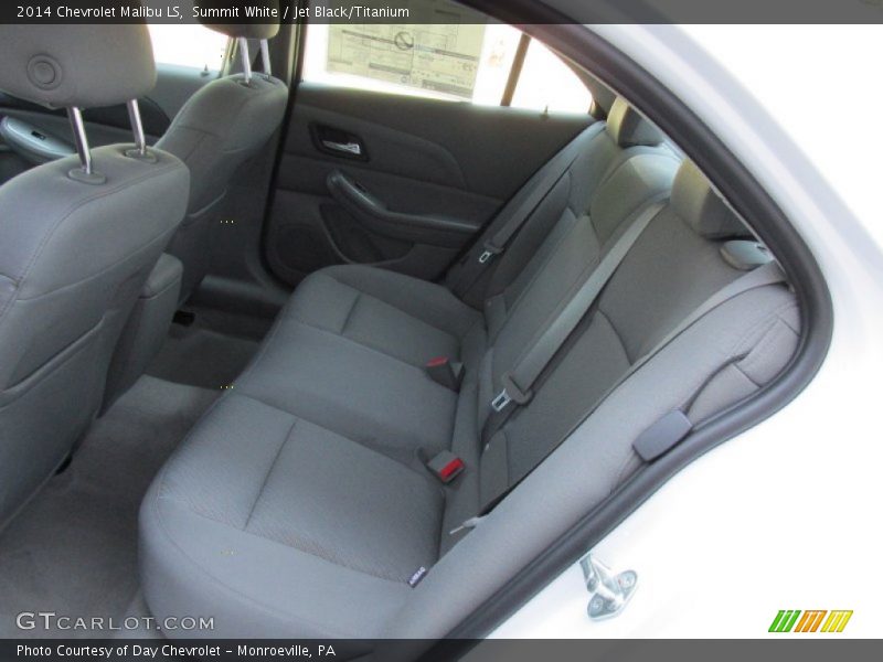Summit White / Jet Black/Titanium 2014 Chevrolet Malibu LS