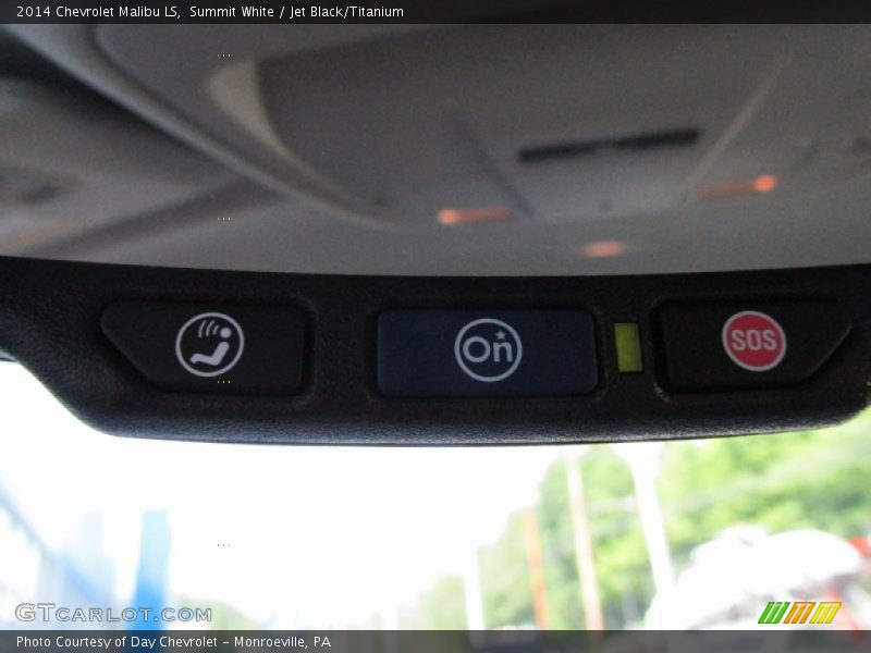 Summit White / Jet Black/Titanium 2014 Chevrolet Malibu LS