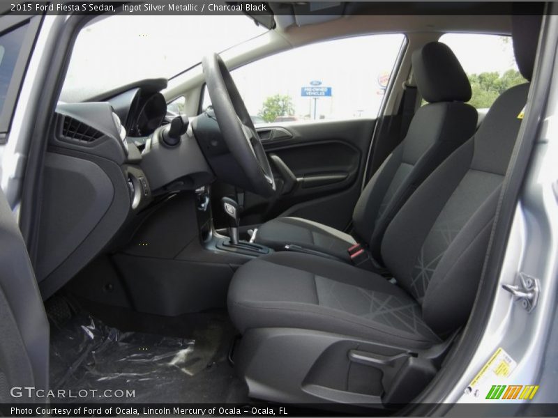 Front Seat of 2015 Fiesta S Sedan