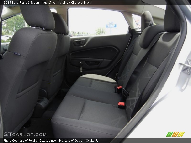 Rear Seat of 2015 Fiesta S Sedan