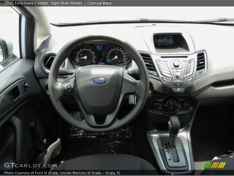 Dashboard of 2015 Fiesta S Sedan