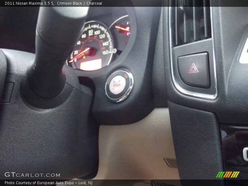 Crimson Black / Charcoal 2011 Nissan Maxima 3.5 S