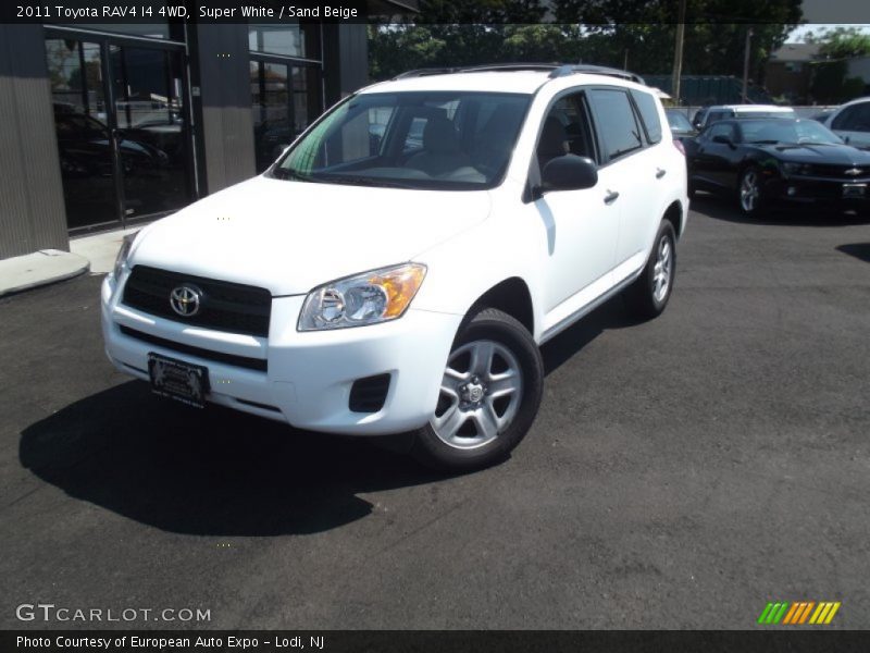 Super White / Sand Beige 2011 Toyota RAV4 I4 4WD