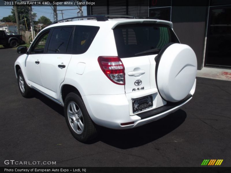 Super White / Sand Beige 2011 Toyota RAV4 I4 4WD