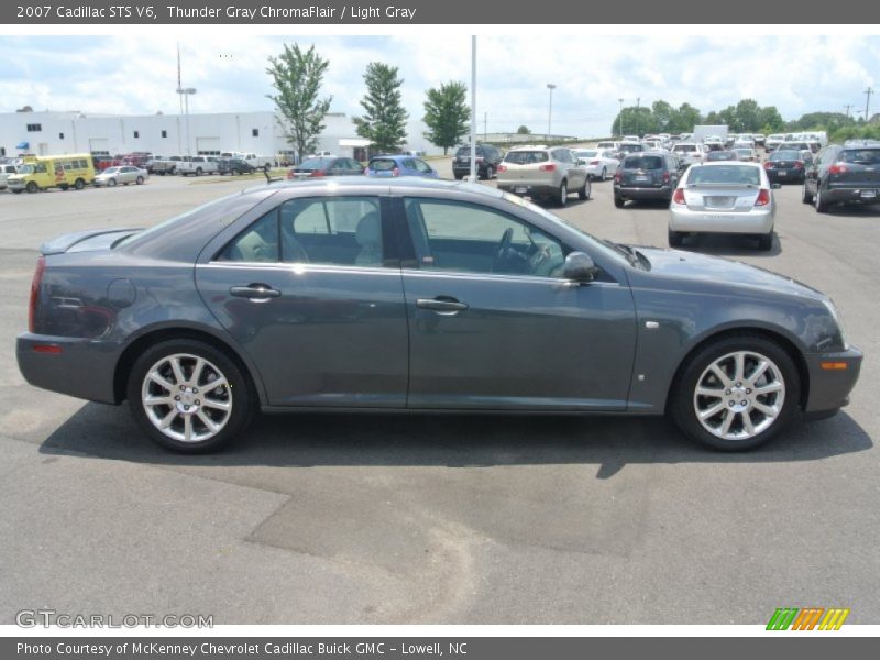 Thunder Gray ChromaFlair / Light Gray 2007 Cadillac STS V6