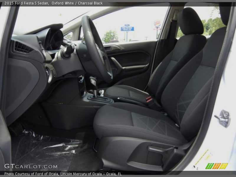 Front Seat of 2015 Fiesta S Sedan
