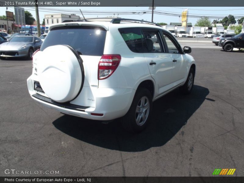 Super White / Sand Beige 2011 Toyota RAV4 I4 4WD