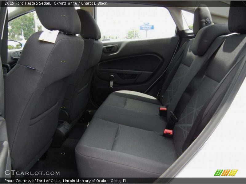 Rear Seat of 2015 Fiesta S Sedan