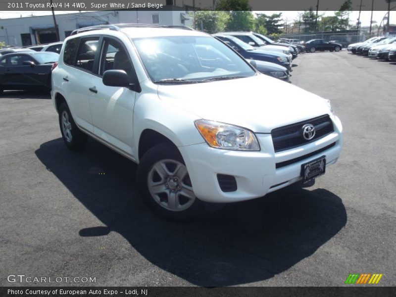 Super White / Sand Beige 2011 Toyota RAV4 I4 4WD