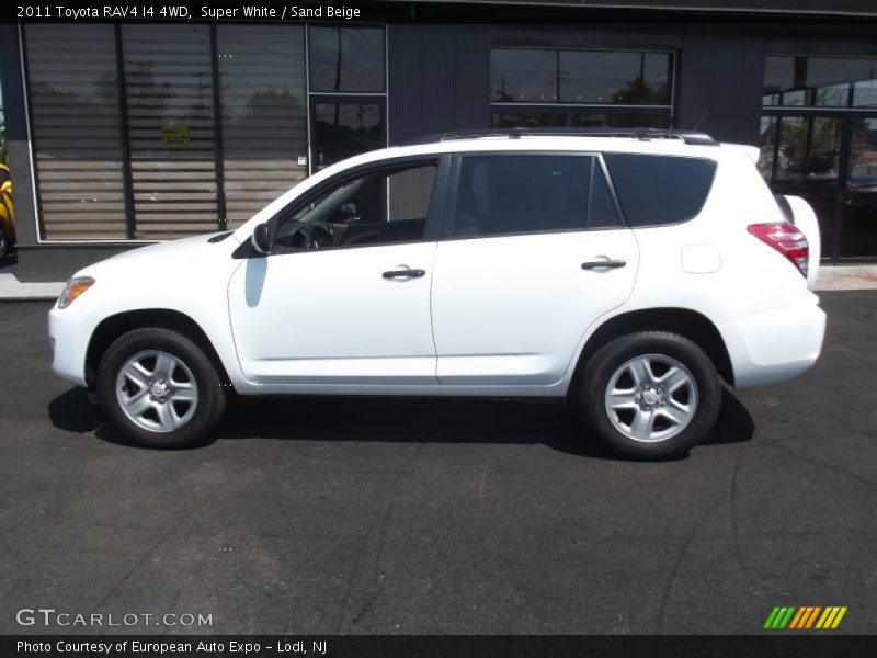Super White / Sand Beige 2011 Toyota RAV4 I4 4WD