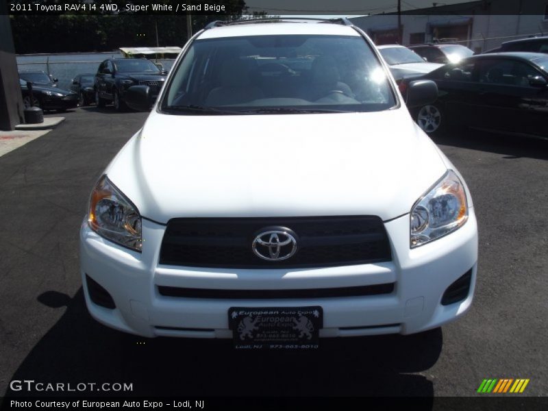 Super White / Sand Beige 2011 Toyota RAV4 I4 4WD