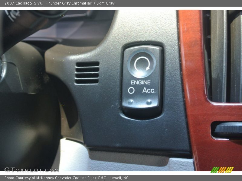 Thunder Gray ChromaFlair / Light Gray 2007 Cadillac STS V6