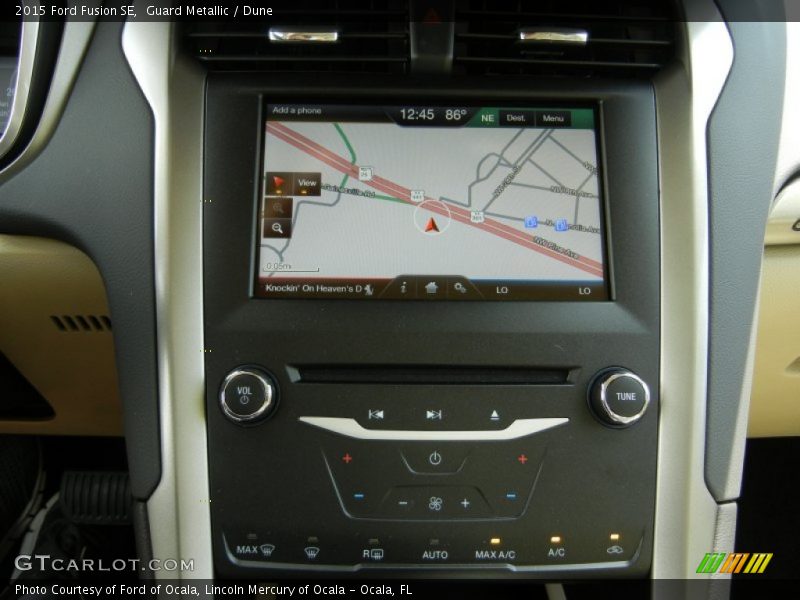 Navigation of 2015 Fusion SE