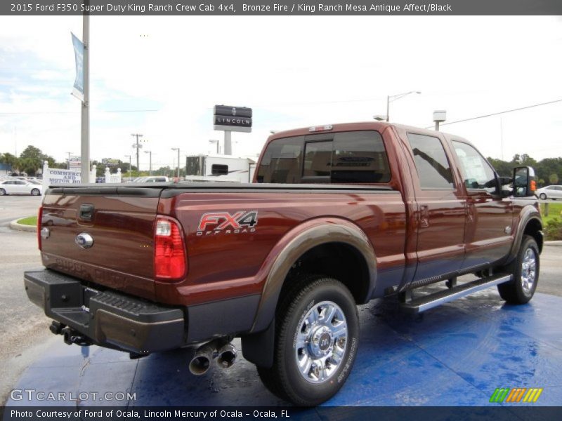  2015 F350 Super Duty King Ranch Crew Cab 4x4 Bronze Fire