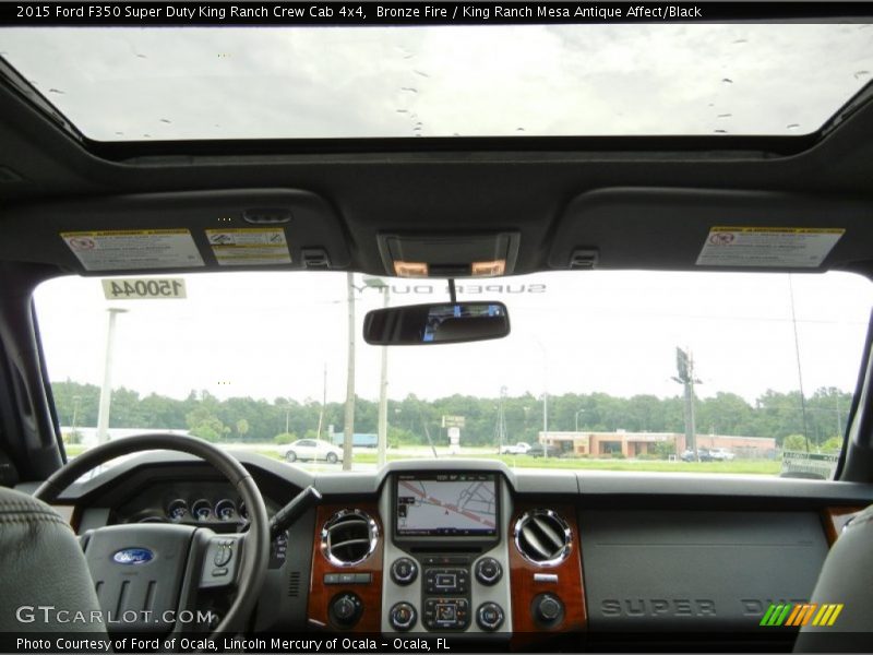 Sunroof of 2015 F350 Super Duty King Ranch Crew Cab 4x4