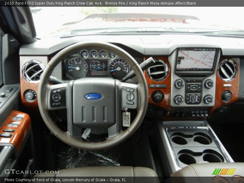 Dashboard of 2015 F350 Super Duty King Ranch Crew Cab 4x4