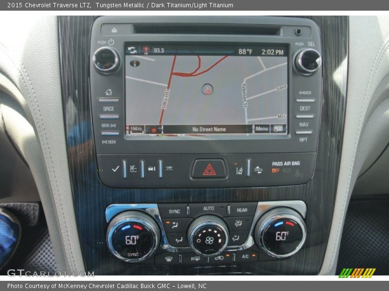 Navigation of 2015 Traverse LTZ