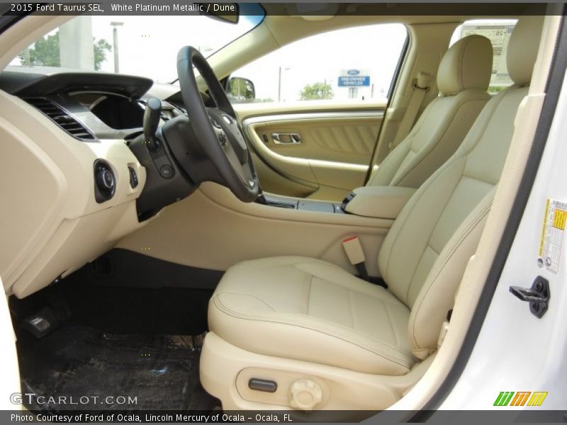  2015 Taurus SEL Dune Interior