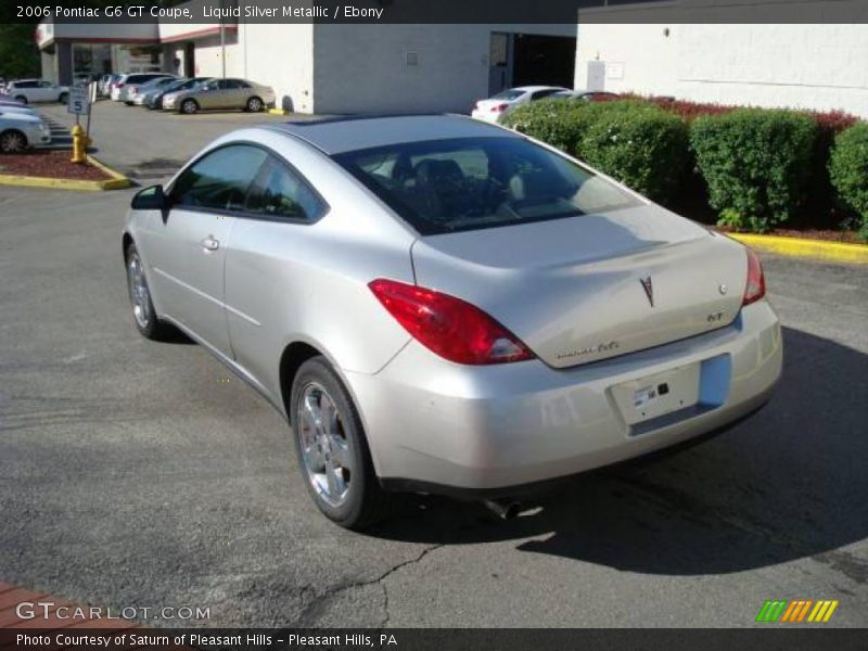 Liquid Silver Metallic / Ebony 2006 Pontiac G6 GT Coupe