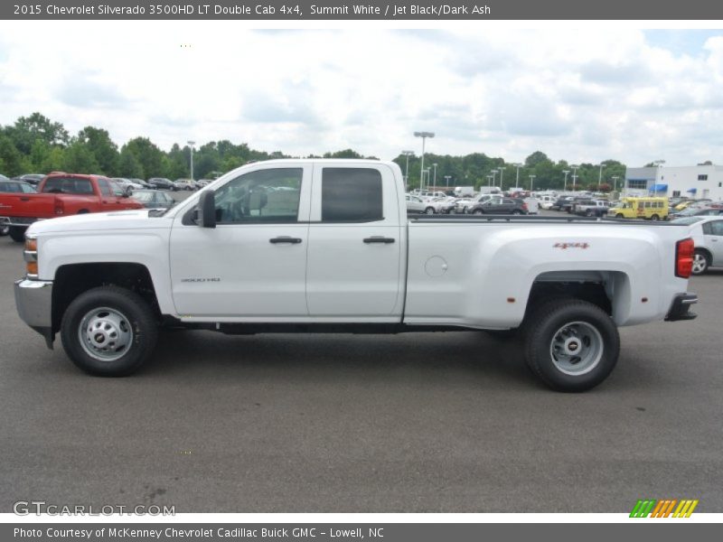 Summit White / Jet Black/Dark Ash 2015 Chevrolet Silverado 3500HD LT Double Cab 4x4